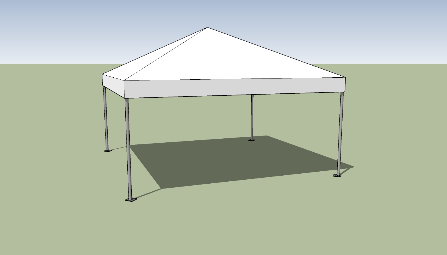 15x15 frame tent